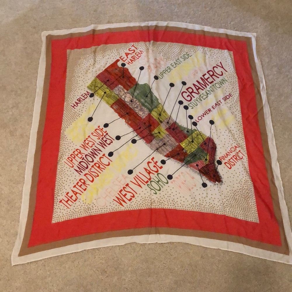Madewell NYC Map Scarf